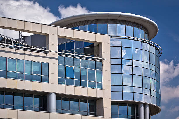 istock Modern glass office building, Warsaw 174921493