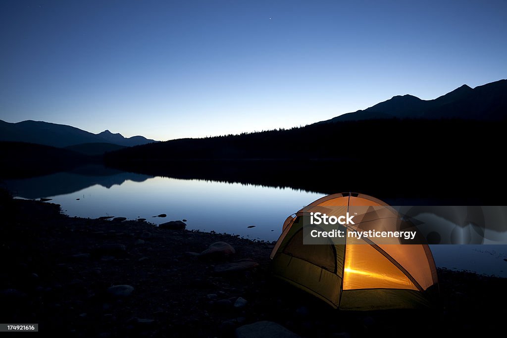 Parque nacional de Jasper - Foto de stock de Camping libre de derechos