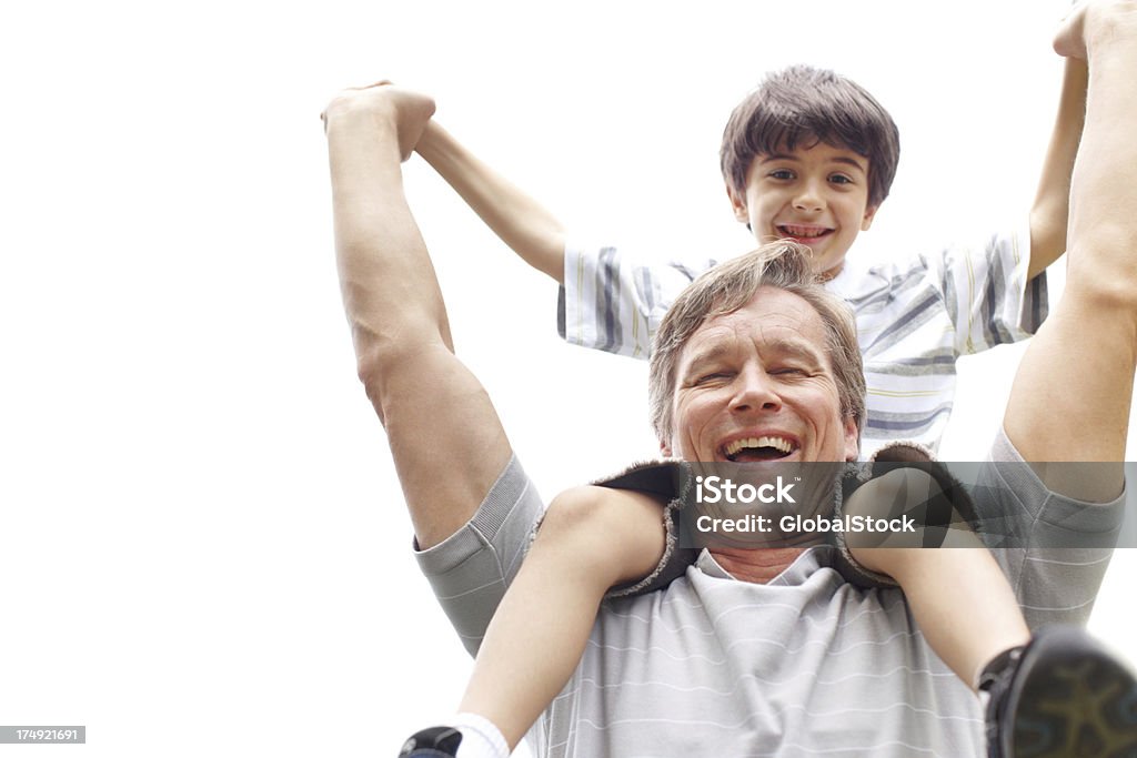 Celebramos ser un padre. - Foto de stock de Actividades recreativas libre de derechos