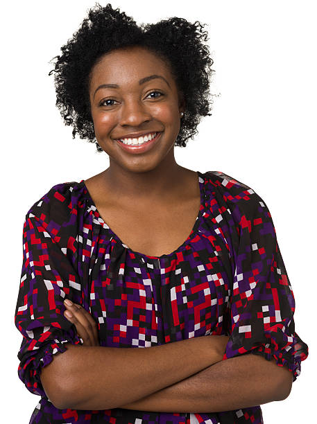 istock Smiling Young Woman Posing With Arms Crossed 174922566