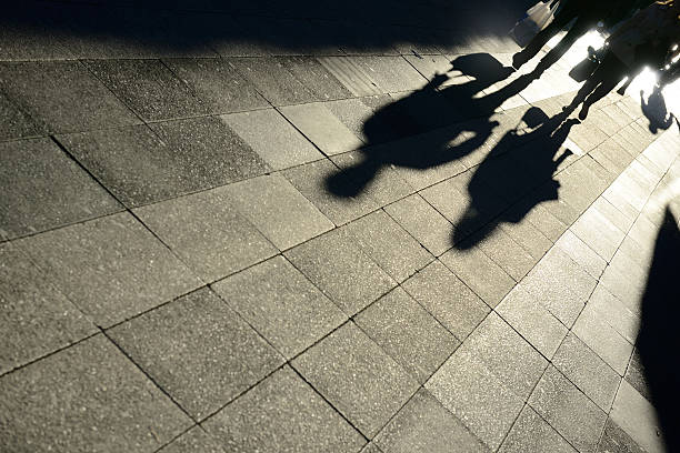 istock Pedestrians in silhouette 174922683