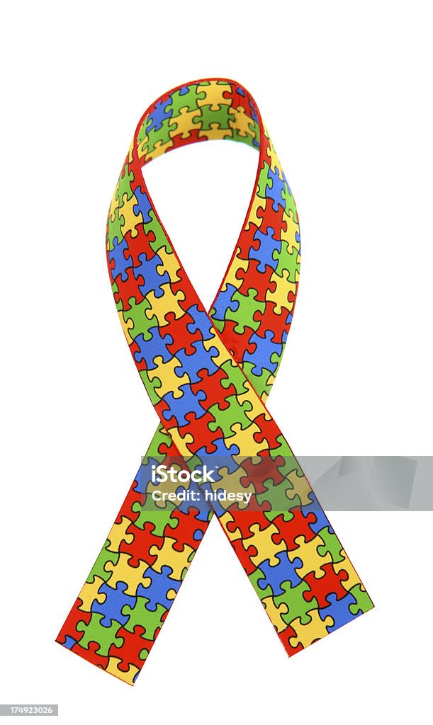 Cinta de concienciación sobre el autismo - Foto de stock de Autismo libre de derechos