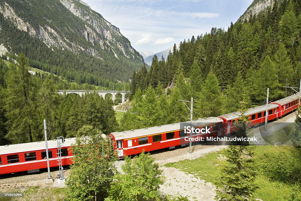 Suíça caminhos-de-ferro - Royalty-free Comboio Foto de stock