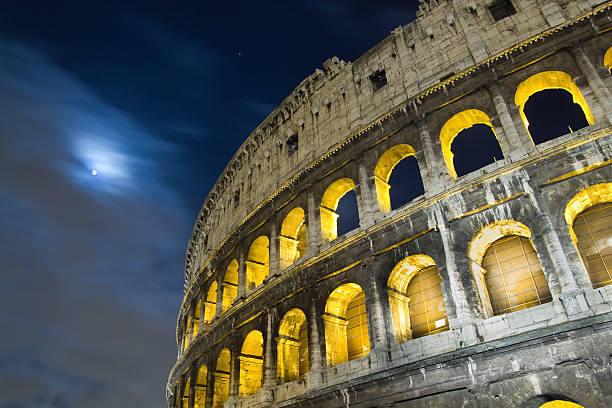 istock The Colosseum at night. 174923970