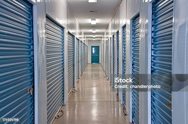 Storage Units Stock Photo - Download Image Now - Storage Compartment, Self Storage, Storage Room
