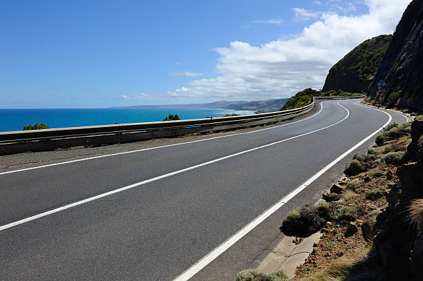 great ocean road - australian culture landscape great ocean road beach stock-fotos und bilder