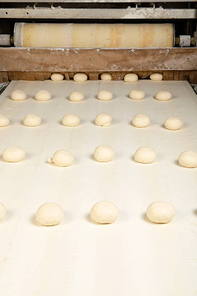 istock Production line of burger breads 174924241
