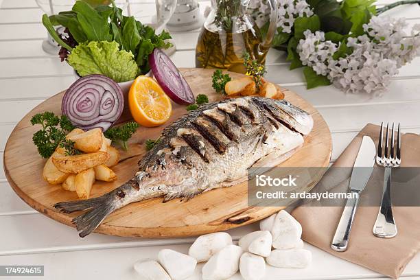 Grill Fish Stock Photo - Download Image Now - Bright, Color Image, Colors