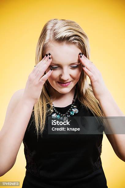 Teenager Pressing Hear Head Stock Photo - Download Image Now - 14-15 Years, Adolescence, Beautiful People