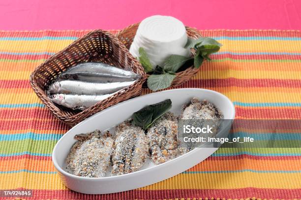 Photo libre de droit de Anchois Farcie À La Ricotta Et À La Menthe banque d'images et plus d'images libres de droit de Anchois - Anchois, Cuisson au four, Aliment