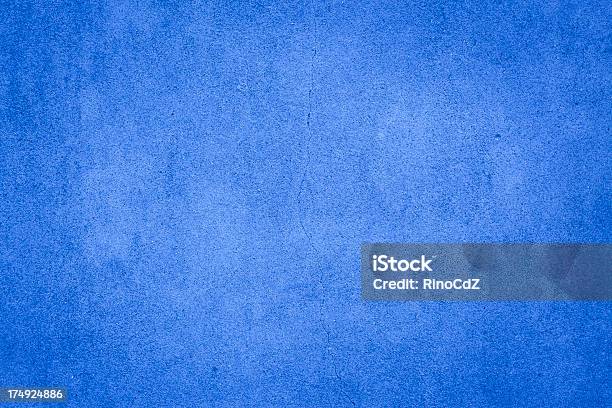 Muro Di Cemento Trama Blu - Fotografie stock e altre immagini di Ambientazione esterna - Ambientazione esterna, Blu, Calcestruzzo
