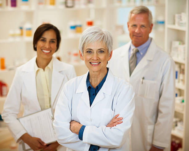 istock Portrait of Three Pharmacist 174924978