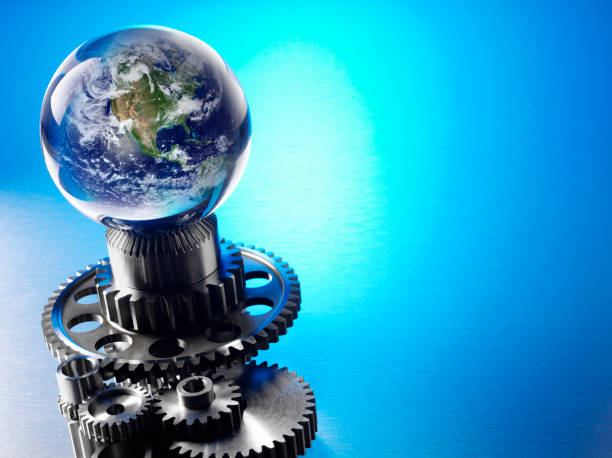 istock Mechanical Wheels and Cogs on Stainless Steel 174925149