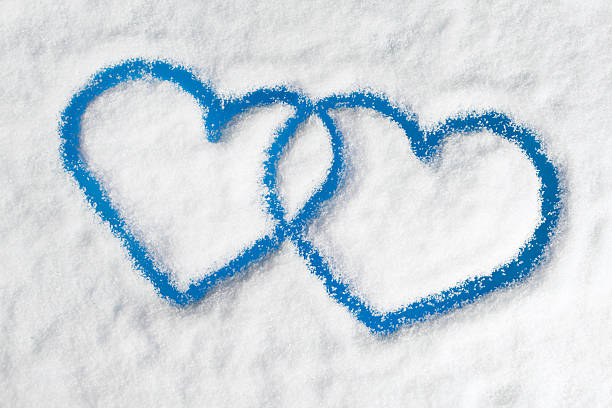 istock Winter Love, Snow Hearts on a Frozen Window (XXXL) 174925335