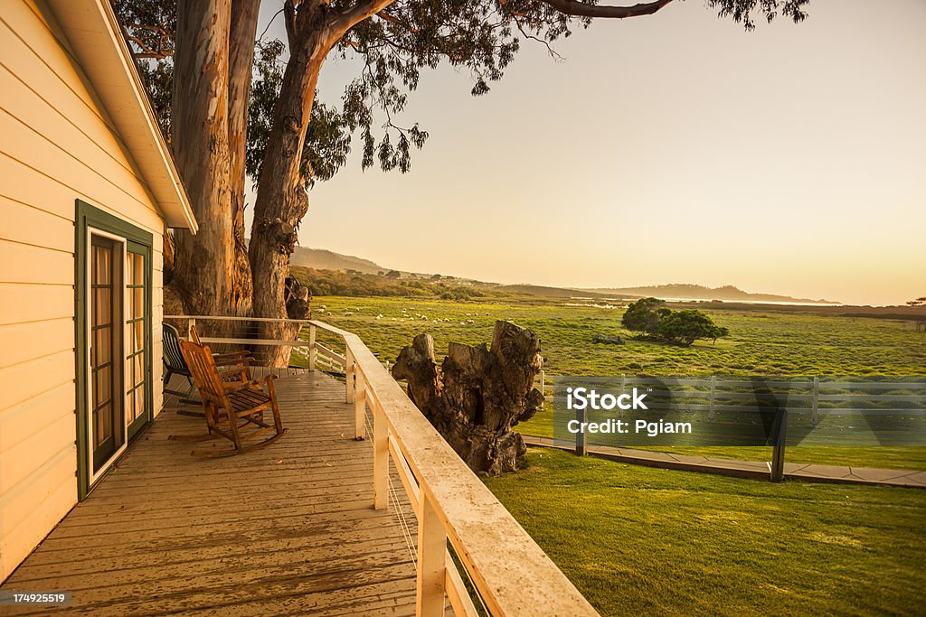 Farm ranch en Carmel - Foto de stock de Veranda libre de derechos