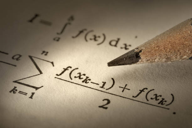 old школа - mathematical symbol mathematics pencil sharp стоковые фото и изображения