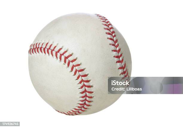 Baseball Softball Serie Clipping Path - Fotografie stock e altre immagini di Baseball - Baseball, Bianco, Clipping path