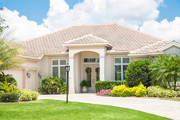 istock Beautiful New Home - Gorgeous Landscaping 174927023