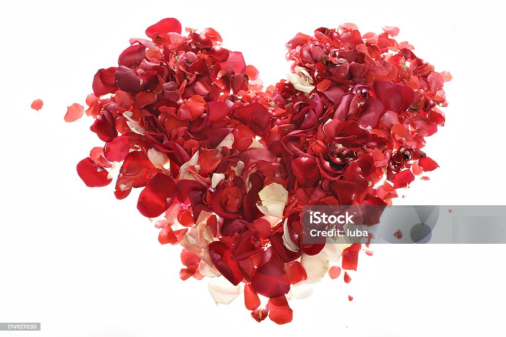 Corazón hecho de las Rosas - Foto de stock de Flor libre de derechos