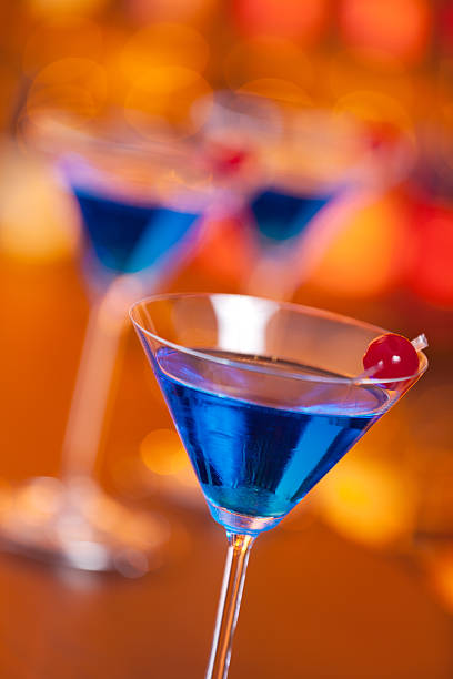istock Cocktails Collection - Blue Martini 174927489