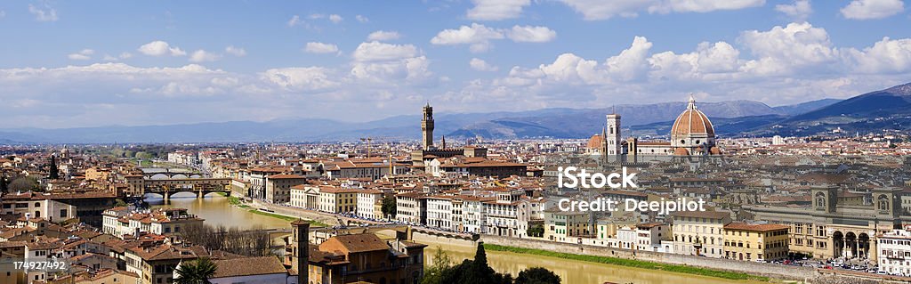 I katedra Duomo, Florencja panoramę miasta we Włoszech - Zbiór zdjęć royalty-free (Architektura)