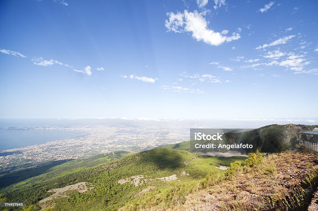 Krater Mount Vesuvio - Zbiór zdjęć royalty-free (Bez ludzi)