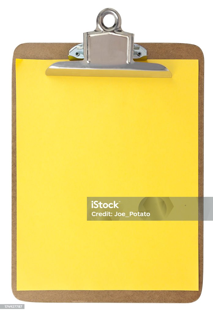 Área de transferência - Foto de stock de Amarelo royalty-free