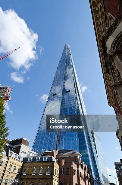 The Shard Rascacielos London Foto de stock y más banco de imágenes de Acero - Acero, Aire libre, Alto - Descripción física