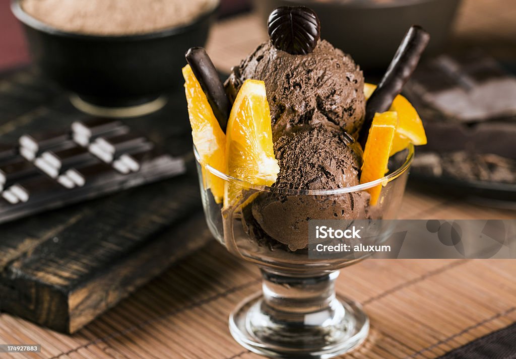 チョコレートのアイスクリーム - アイスクリームのロ��イヤリティフリーストックフォト