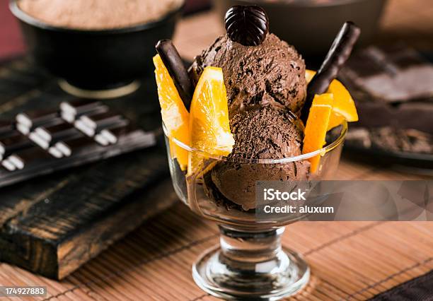 チョコレートのアイスクリーム - アイスクリームのストックフォトや画像を多数ご用意 - アイスクリーム, ガラス, スイーツ