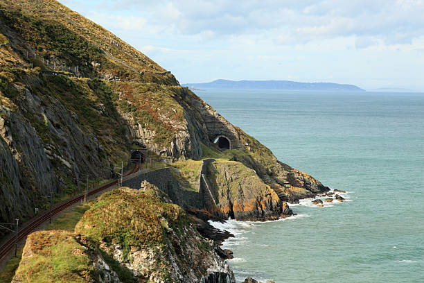istock old and new tunnels on coastal railway Wicklow Ireland 174928276