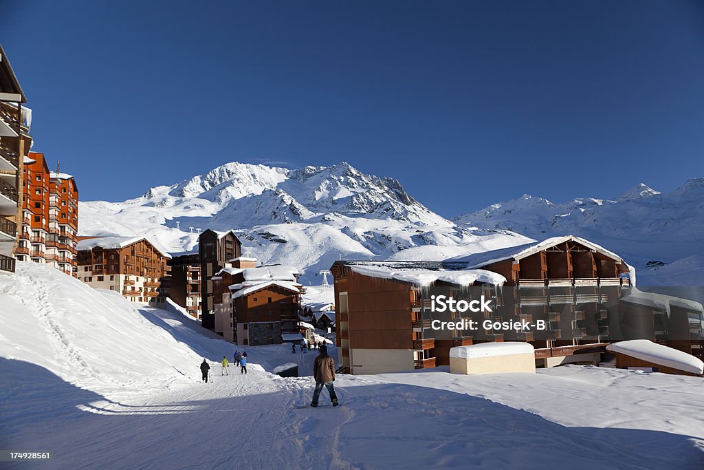 French Alps, Val Thorens France Stock Photo