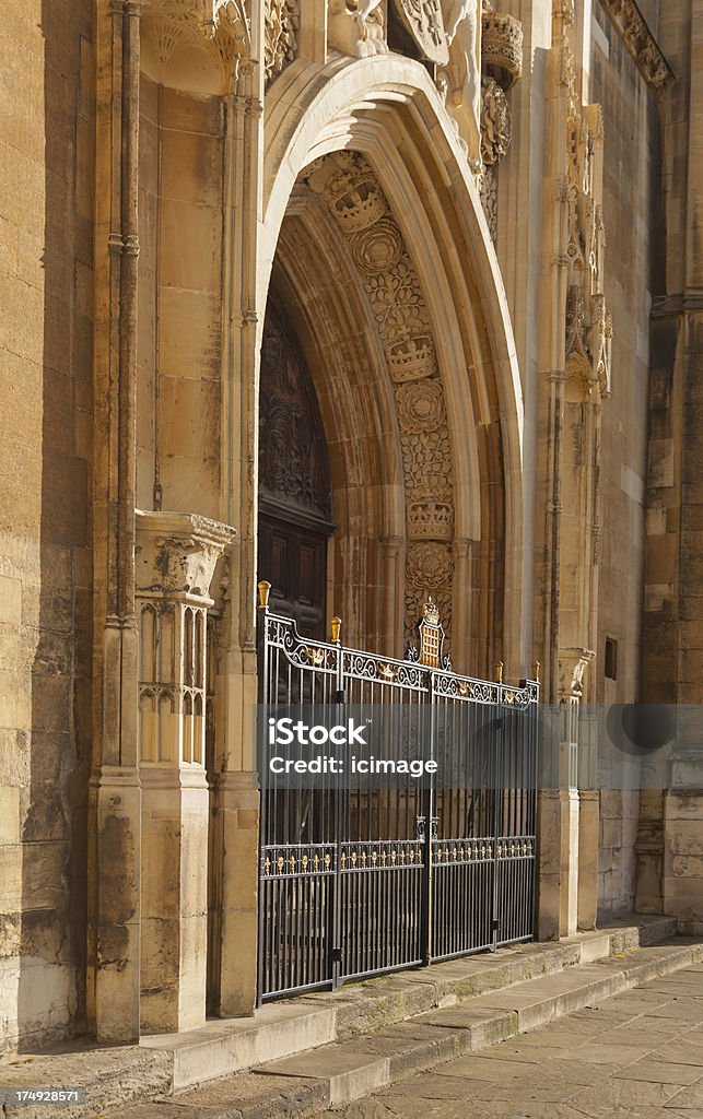 Entrée de la Chapelle du King's College - Photo de Angleterre libre de droits