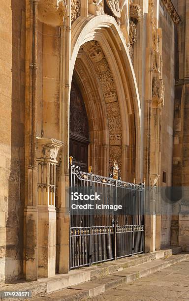 Photo libre de droit de Entrée De La Chapelle Du Kings College banque d'images et plus d'images libres de droit de Angleterre - Angleterre, Architecture, Bâtiment vu de l'extérieur