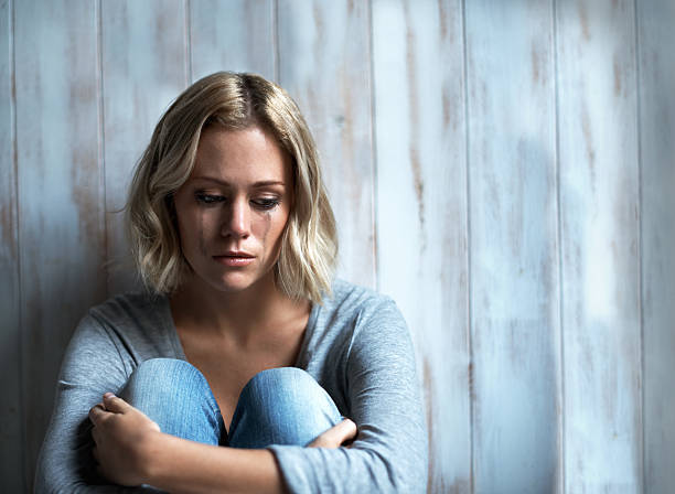 istock She lives in a world filled with darkness 174928997