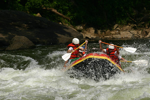 blanco de paleta - rafting white water rafting rapid river fotografías e imágenes de stock