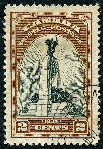 istock Canadian War Memorial Stamp 174929420