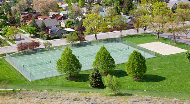 istock Tennis and Beach Volleyball Courts 174929992