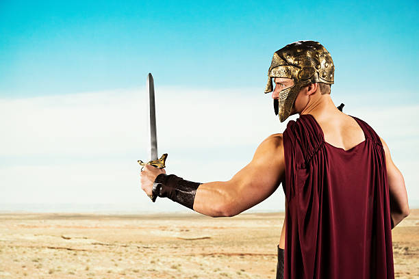 Spartan warrior with sword in battlefieldhttp://www.twodozendesign.info/i/1.png