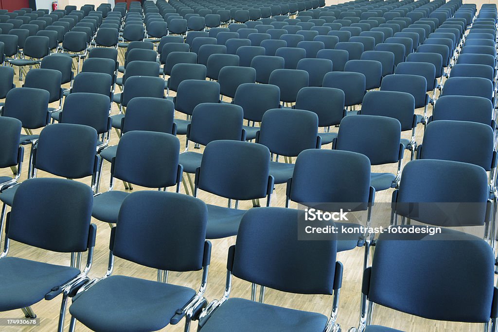 Leere Sitze in einer audience hall - Lizenzfrei Abstrakt Stock-Foto