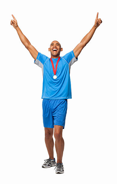 istock Victorious Male Athletic - Isolated 174930704