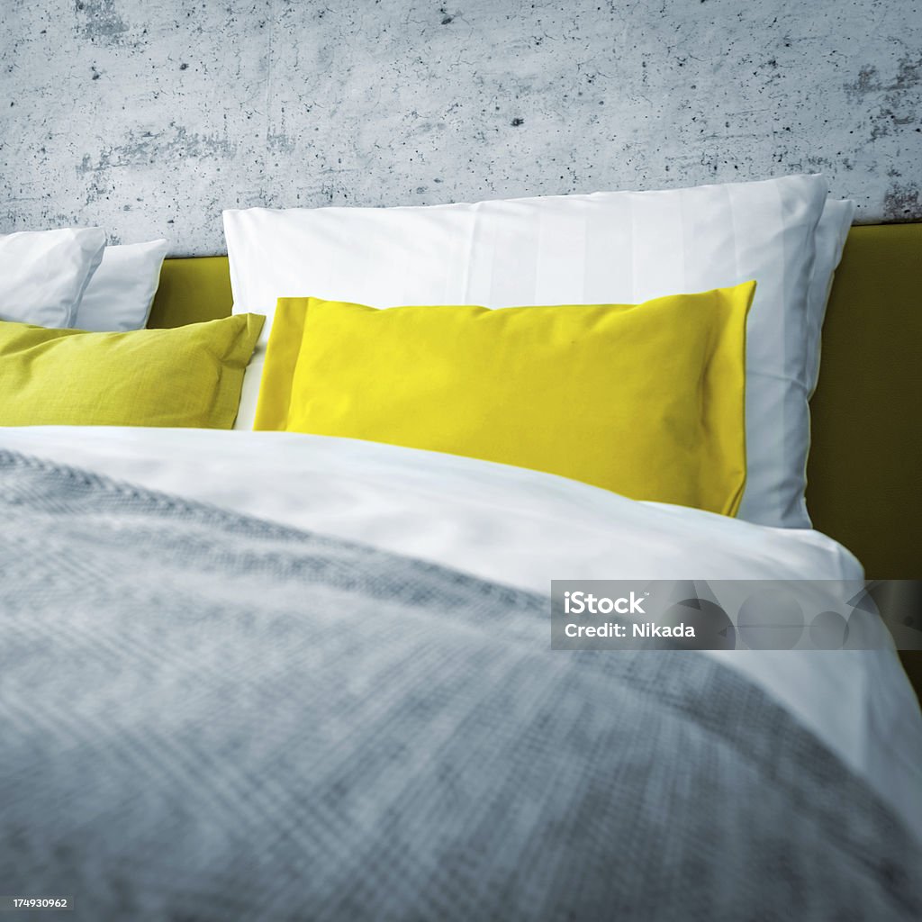 Coloridas travesseiros - Foto de stock de Branco royalty-free