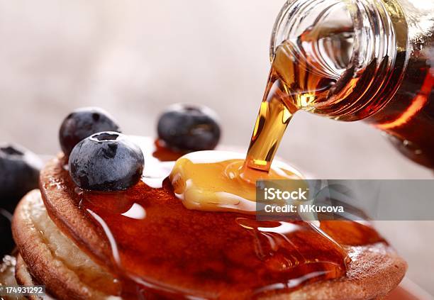 Pouring Syrup Stock Photo - Download Image Now - Maple Syrup, Syrup, Pancake