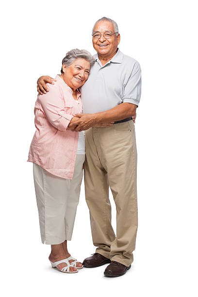 affectionate senior-paar - senior adult retirement mature adult couple stock-fotos und bilder