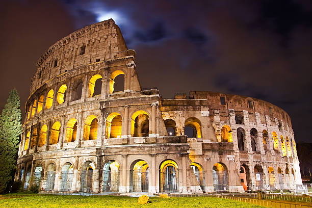 istock The Colosseum at night. 174931608