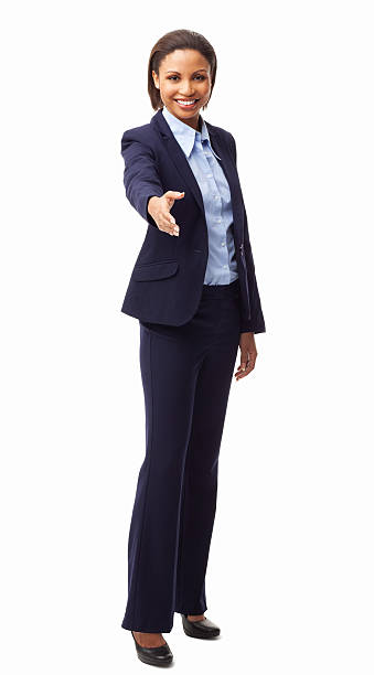 istock Female Executive Offering a Handshake - Isolated 174932278