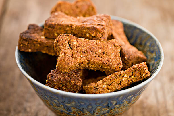Homemade Dog Biscuits stock photo