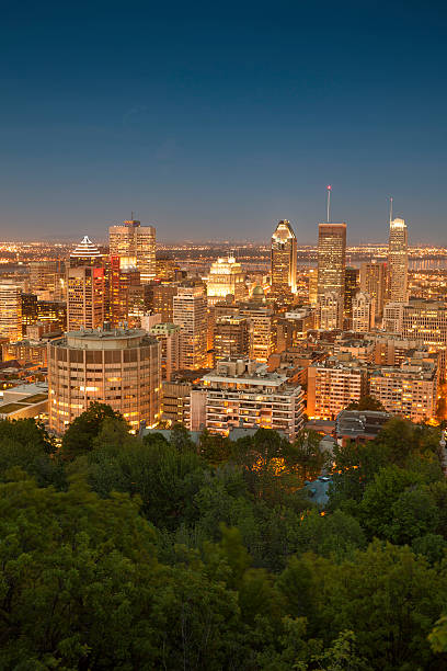 istock City skyline at night, Montreal, Canada 174932870