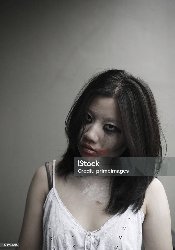 Zombie Mulher - Royalty-free Acordar Foto de stock