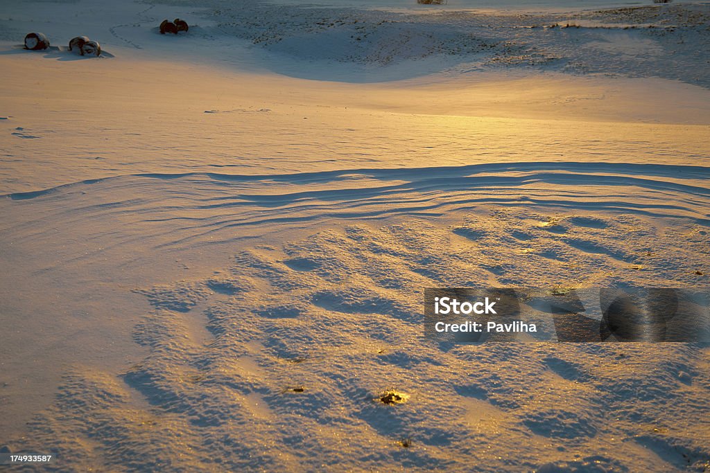 Golden śniegu Dunes pełna Rama tło Słowenia - Zbiór zdjęć royalty-free (Abstrakcja)